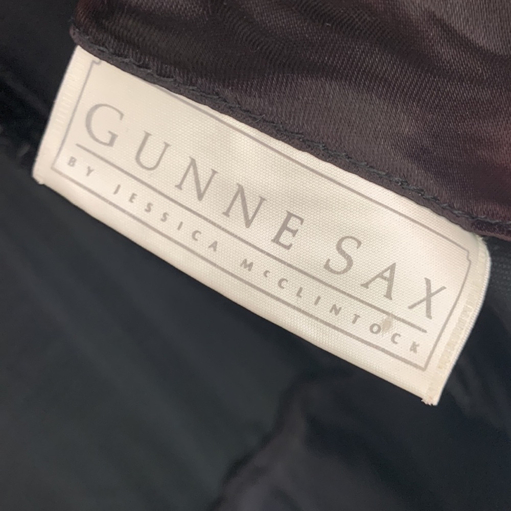 Vintage GUNNE SAX by Jessica McClintock Velvet & Taffeta Dress Black Size Medium - Picture 8 of 14